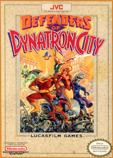 Box art for Defenders of Dynatron City (NES - 1992)