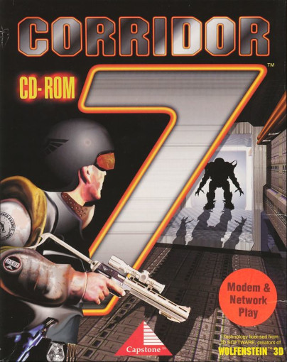 Box art for Corridor 7: Alien Invasion (DOS - 1994)